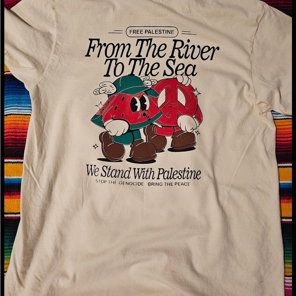 Free Palestine 🇵🇸 tshirt shirts for peace in Middle East - Picture 4 of 4